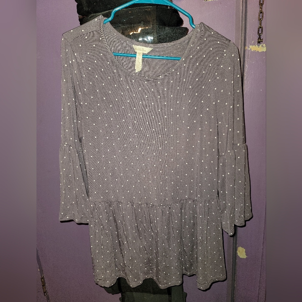 Matilda jane polka dot shirt